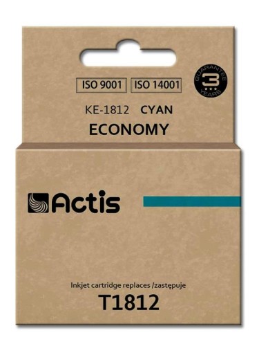 Tusz ACTIS KE-1812 (zamiennik Epson T1812; Standard; 15 ml; niebieski) - 847825