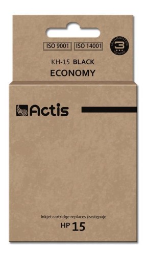 Tusz ACTIS KH-15 (zamiennik HP 15 C6615N; Standard; 44 ml; czarny) - 848118