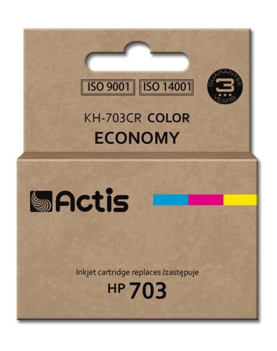 Tusz ACTIS KH-703CR (zamiennik HP 703 CD888AE; Standard; 12 ml; kolor) - 848143