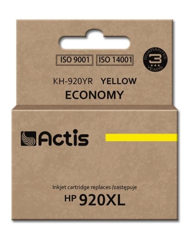 Tusz ACTIS KH-920YR (zamiennik HP 920XL CD974AE; Standard; 12 ml; żółty) - 847922