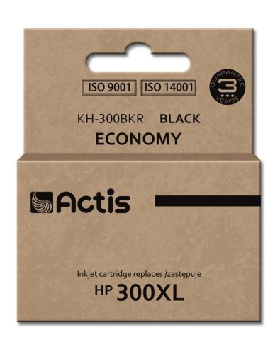 Tusz ACTIS KH-300BKR (zamiennik HP 300XL CC641EE; Standard; 15 ml; czarny) - 848157