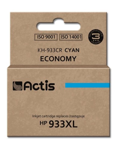 Tusz ACTIS KH-933CR (zamiennik HP 933XL CN054AE; Standard; 13 ml; niebieski) - 847903