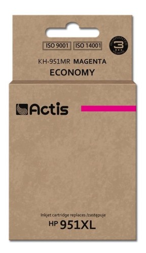 Tusz ACTIS KH-951MR (zamiennik HP 951XL CN047AE; Standard; 25 ml; czerwony) - 847882