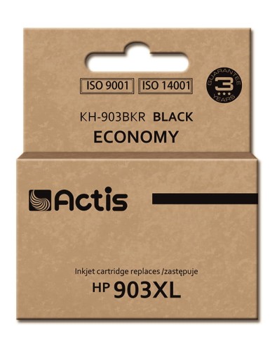 Tusz Actis KH-903BKR (zamiennik HP 903XL T6M15AE; Standard; 30ml; czarny) - Nowy Chip - 937625