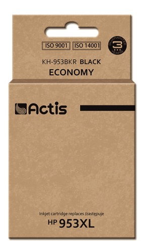 Tusz Actis KH-953BKR (zamiennik HP 953XL L0S70AE; Standard; 50ml; czarny) - Nowy Chip - 937621