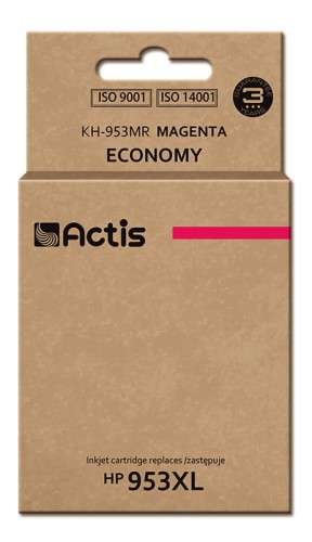Tusz Actis KH-953MR (zamiennik HP 953XL F6U17AE; Standard; 25ml; czerwony) - Nowy Chip - 937623