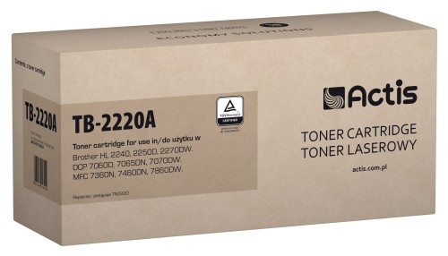 Toner ACTIS TB-2220A (zamiennik Brother TN-2220; Standard; 2600 stron; czarny) - 847011