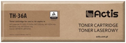 Toner ACTIS TH-36A (zamiennik HP 36A CB436A, Canon CRG-713; Standard; 2000 stron; czarny) - 1166296