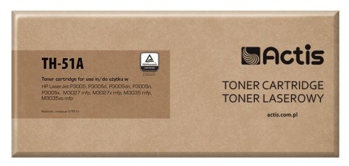 Toner ACTIS TH-51A (zamiennik HP 51A Q7551A; Standard; 6500 stron; czarny) - 847167