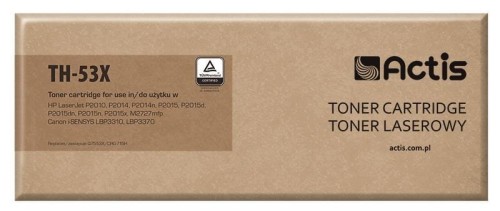 Toner ACTIS TH-53X (zamiennik HP 53X Q7553X, Canon CRG-715H; Standard; 7000 stron; czarny) - 800234