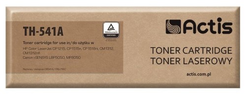 Toner ACTIS TH-541A (zamiennik HP 125A CB541A, Canon CRG-716C; Standard; 1500 stron; niebieski) - 847173
