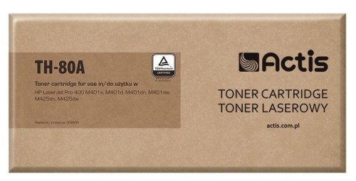 Toner ACTIS TH-80A (zamiennik HP 80A CF280A; Standard; 2700 stron; czarny) - 847106