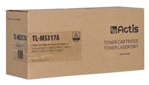 Toner ACTIS TL-MS317A (zamiennik Lexmark 51B2000; Standard; 2500 stron; czarny) - 847394