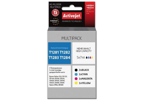 TUSZ ACTIVEJET EPSON S22/SX125 zestaw black, cyan, yellow, magenta AE-1285R - 621566
