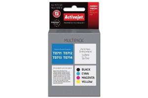 TUSZ ACTIVEJET EPSON D78/DX4000 zestaw: Black, Cyan, Magenta, Yellow AE-M715R