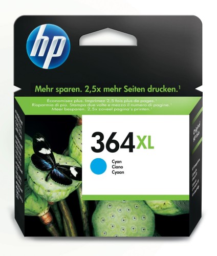 Tusz HP niebieski HP 364XL, HP364XL=CB323EE, 750 str.,6 ml - 802103