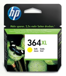 Tusz HP żółty HP 364XL, HP364XL=CB325EE, 750 str.,6 ml