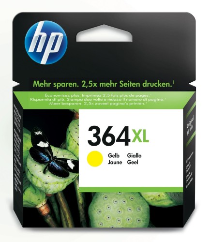 Tusz HP żółty HP 364XL, HP364XL=CB325EE, 750 str.,6 ml - 937717