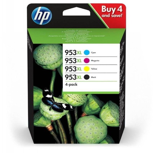 Zestaw tuszów HP953XL CMYK (3HZ52AE) - 975558