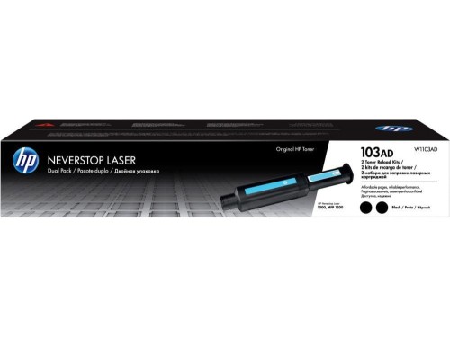 Toner HP 103AD Neverstop (W1103AD) Black (Zestaw do uzupełniania tonera) Dwupak - 685942