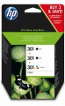 Tusz HP zestaw HP 301, HP301=E5Y87EE, zawiera 2 szt. czarny i 1szt kolor, 2xCH561EE+CH562EE - 848220