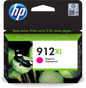 Tusz HP czerwony HP 912XL, HP912XL=3YL82AE, 825 str.