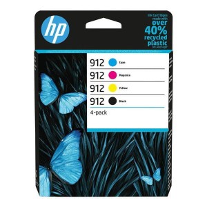 Tusz HP zestaw HP 912, HP912=6ZC74AE, zawiera cmyk, 3YL80AE+3YL77AE+3YL78AE+3YL79AE