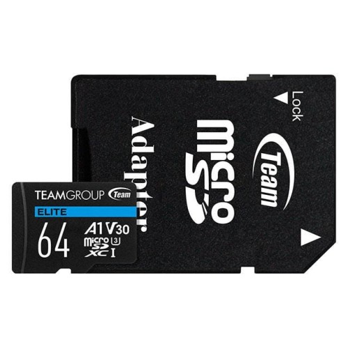 Karta pamięci MicroSDXC Team Group 64GB UHS-I U3 V30 A1 90/45 MB/s - 979738