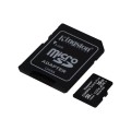 Kingston karta pamięci microSDHC Canvas Select Plus (16GB | class 10 | UHS-I | 100 MB/s) + adapter - 1235923