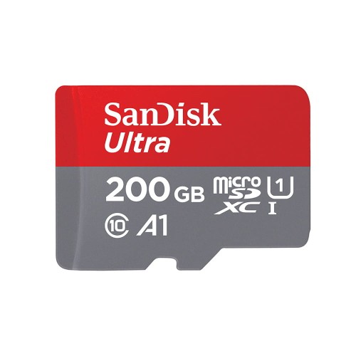 SanDisk karta pamięci 200GB microSDXC Ultra Android kl. 10 UHS-I 120 MB/s A1 + adapter - 1245252