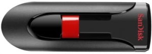 Sandisk Cruzer Glide pamięć USB 16 GB USB Typu-A 2.0 Czarny, Czerwony