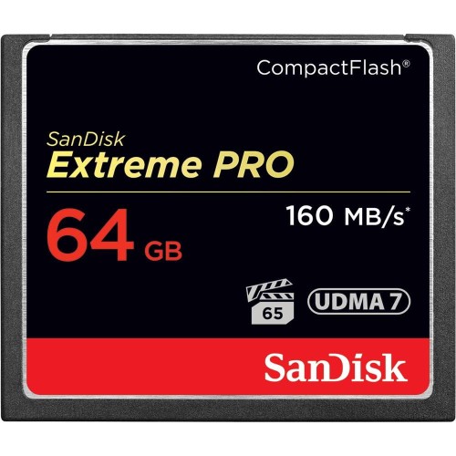 Karta pamięci Compactflash SanDisk Extreme PRO 64GB 160/150 MB/s - 690459