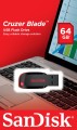Pendrive SanDisk Cruzer Blade SDCZ50-064G-B35 (64GB; USB 2.0; kolor czarny) - 779924