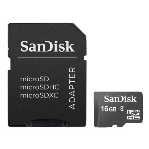 Karta pamięci z adapterem SanDisk SDSDQM-016G-B35A (16GB; Class 4) - 462627