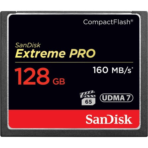 Karta pamięci Compactflash SanDisk Extreme PRO 128GB 160/150 MB/s - 690490