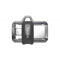 Pendrive SanDisk ULTRA SDDD3-128G-G46 (128GB; microUSB, USB 3.0; kolor szary) - 1294354