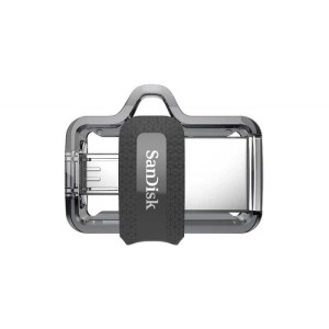 Pendrive SanDisk ULTRA SDDD3-128G-G46 (128GB; microUSB, USB 3.0; kolor szary)