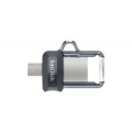 Pendrive SanDisk ULTRA SDDD3-128G-G46 (128GB; microUSB, USB 3.0; kolor szary) - 1294356