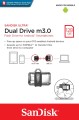 Pendrive SanDisk ULTRA SDDD3-128G-G46 (128GB; microUSB, USB 3.0; kolor szary) - 780328