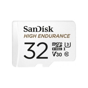 Karta pamięci MicroSDHC SanDisk High Endurance 32GB 100/40 MB/s A1 Class 10 V30 UHS-I U3 + adapter
