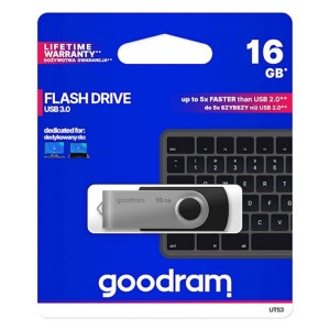 Pendrive GoodRam Twister UTS3-0160K0R11 (16GB; USB 3.0; kolor czarny)
