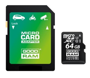 GOODRAM Karta Pamięci Micro SDHC 64GB Class 10 UHS-I + Adapter