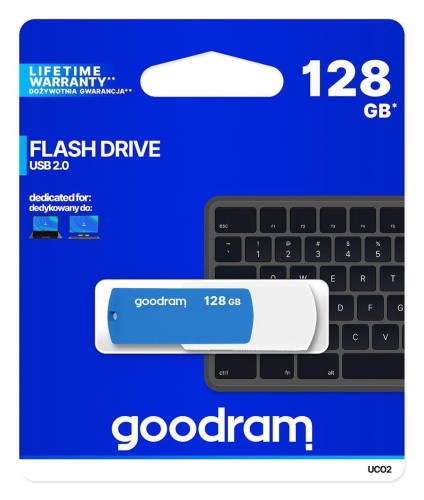 Pendrive GOODRAM UCO2 128GB USB 2.0 White-Blue - 978868
