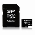 Karta pamięci Silicon Power microSDXC Elite 64GB CL10 UHS-1 (U1) + ADAPTER microSD-SD (SP064GBSTXBU1V10SP) - 780969