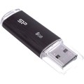 Pendrive Silicon Power Ultima U02 8GB USB 2.0 kolor czarny (SP008GBUF2U02V1K) - 1064028