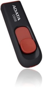ADATA PAMIĘĆ C008 8GB USB 2.0 ( BLACK+RED )