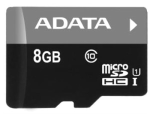 ADATA KARTA PAMIĘCI MICRO SDHC 8GB CLASS10 + SDHC ADAPTER (VIDEO FULL HD) RETAIL