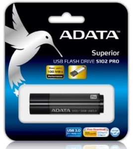 Pendrive ADATA S102 PRO AS102P-64G-RGY (64GB; USB 3.0; kolor szary)