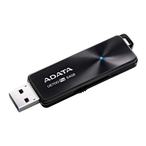 Pendrive ADATA Elite UE700 AUE700PRO-64G-CBK (64GB; USB 3.1; kolor czarny) - 779943