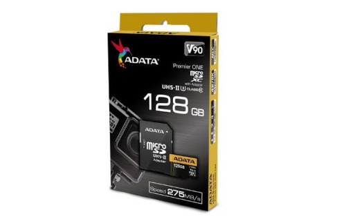 Adata microSDXC 128GB Class 10 read/write 275/155MBps - 380479
